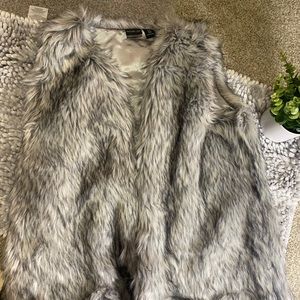 Plus size Faux Fur Vest